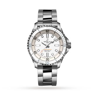 Replik Uhren vs echte Breitling Superocean Automatic 36 Edelstahl Uhr Edelstahl A17377211A1A1