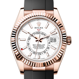 Replik-Uhren vs. echte Uhren Rolex Sky-Dweller Everose-Gold M336235-0003