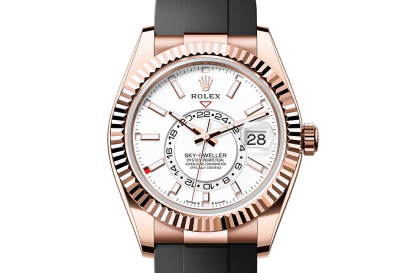 Replik-Uhren vs. echte Uhren Rolex Sky-Dweller Everose-Gold M336235-0003