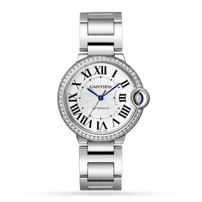 Schweizer Replik-Uhren Preis Cartier Ballon Bleu De Cartier Uhr 36mm mechanisches Uhrwerk mit automatischem Aufzug Stahl Stahl W4BB0024