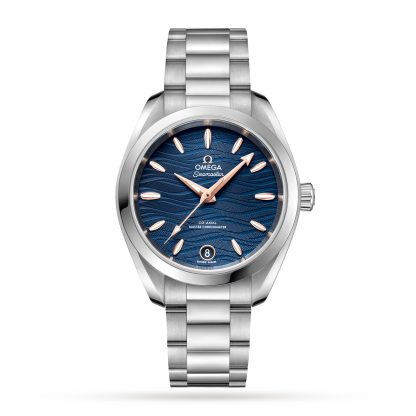 Schweizer Replik-Uhren Preis Omega Seamaster Aqua Terra Co-Axial Master Chronometer 34mm Damenuhr aus Edelstahl O22010342003001