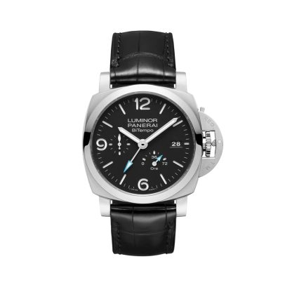 Schweizer Replik-Uhren Preis Panerai Luminor BiTempo 44mm Herrenuhr Alligator PAM01360