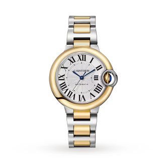 Schweizer Replik-Uhren billig Cartier Ballon Bleu De Cartier Uhr 33mm Automatikaufzug Stahlgehäuse Edelstahl & Gelbgold W2BB0037