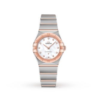 Schweizer Replik-Uhren billig Omega Constellation Manhattan 25mm Damenuhr aus Edelstahl O13120256055001