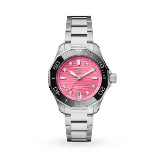 billige Designer TAG Heuer Aquaracer Professional 300 36mm Damenuhr aus Edelstahl WBP231J.BA0618