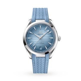 billiger Luxus Omega Seamaster Aqua Terra 150M Co-Axial Master Chronometer 41mm Sommer blau Gummi O22012412103008