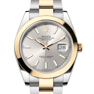 billiger Luxus Rolex Datejust 41 Austernstahl und Gelbgold M126303-0001