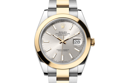 billiger Luxus Rolex Datejust 41 Austernstahl und Gelbgold M126303-0001