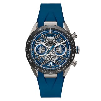 billiger Luxus TAG Heuer Carrera Chronograph Extreme Sport 44mm Herrenuhr blau Gummi CBU2081.FT6274