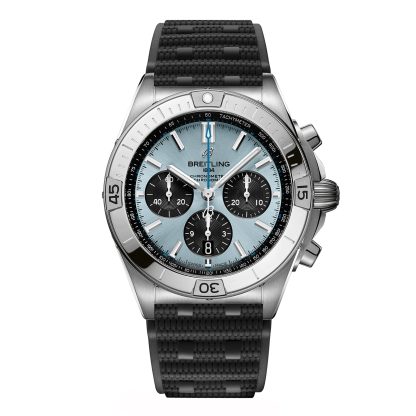 gefälschte Designer Breitling Chronomat B01 Chronograph 42mm Herrenuhr blau Gummi Gummi PB0134101C1S2