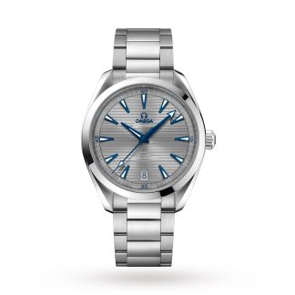 gefälschte Designer Omega Seamaster Aqua Terra 150M Herren grau Zifferblatt 41mm Automatik Co-Axial Uhr Edelstahl O22010412106001