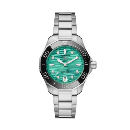 gefälschte Designer TAG Heuer Aquaracer Professional 300 36mm Damenuhr Türkis Edelstahl WBP231K.BA0618