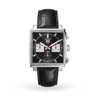 gefälschte Designer TAG Heuer Monaco Calibre Heuer 02 39mm Herrenuhr Alligator CBL2113.FC6177