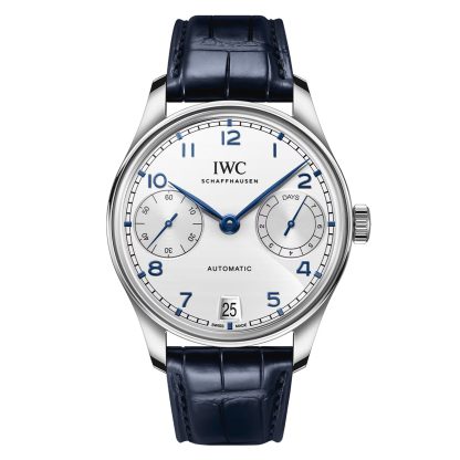 gefälschte Handgelenk IWC Portugieser Automatik 42 Silber Alligator IW501702