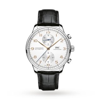 gefälschte Handgelenk IWC Portugieser Chronograph Alligator IW371604