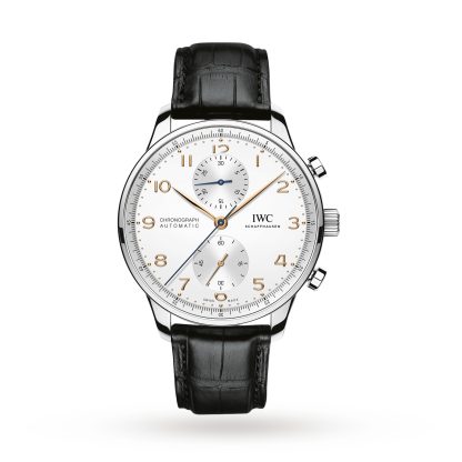 gefälschte Handgelenk IWC Portugieser Chronograph Alligator IW371604