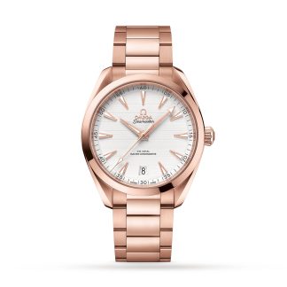 gefälschte Handgelenk Omega Seamaster Aqua Terra 150M Co-Axial Master Chronometer 41mm 18ct Rose Gold O22050412102001