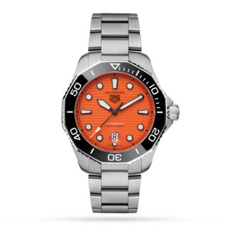 gefälschte Handgelenk TAG Heuer Aquaracer Professional 300 43mm Orange Diver Herrenuhr aus Edelstahl WBP201F.BA0632