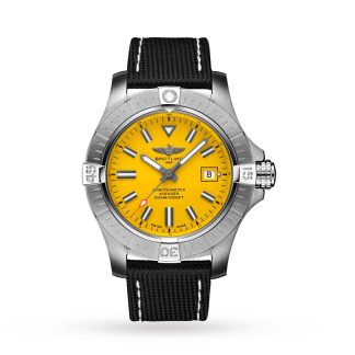 gefälschter Luxus Breitling Avenger Automatic 45 Seawolf Edelstahl Lederarmband Uhr Leder A17319101I1X2