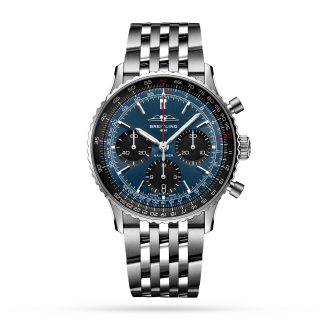 gefälschter Luxus Breitling Navitimer B01 Chronograph 41 Edelstahl Uhr Edelstahl AB0139241C1A1