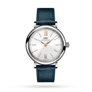 gefälschter Luxus IWC Portofino Automatik 34 Kalbsleder IW357411