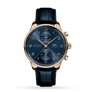 gefälschter Luxus IWC Portugieser Chronograph Leder IW371614