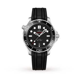 gefälschter Luxus Omega Seamaster Diver 300 Co-Axial Herrenuhr Gummi O21032422001001