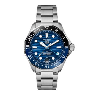 gefälschter Luxus TAG Heuer Aquaracer Professional 300 GMT 42mm Herrenuhr blau Edelstahl WBP5114.BA0013