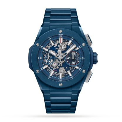 heißer Verkauf Luxus Hublot Big Bang Integrated Blue Ceramic 42mm Herrenuhr Keramik 451.EX.5123.EX