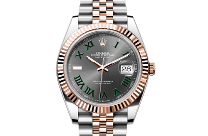 heißer Verkauf Luxus Rolex Datejust 41 Austernstahl und Everosegold M126331-0016