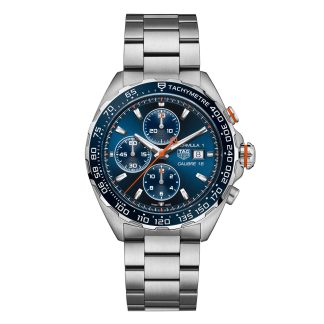 heißer Verkauf Luxus TAG Heuer Formula 1 Chronograph 44mm Herrenuhr blau Edelstahl CAZ201G.BA0876